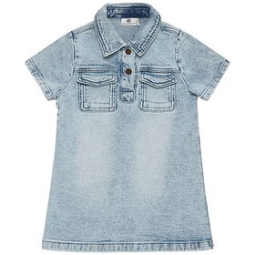 Enfant Dress Denim - Light Blue Denim