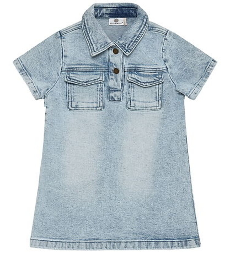 Enfant Dress Denim - Light Blue Denim