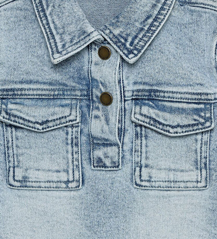 Enfant Dress Denim - Light Blue Denim