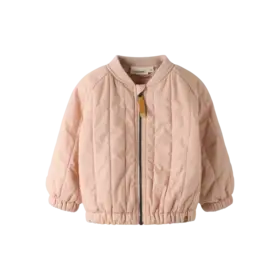 Lil'Atelier Baby Lio Bomber Jacket - Cameo Rose