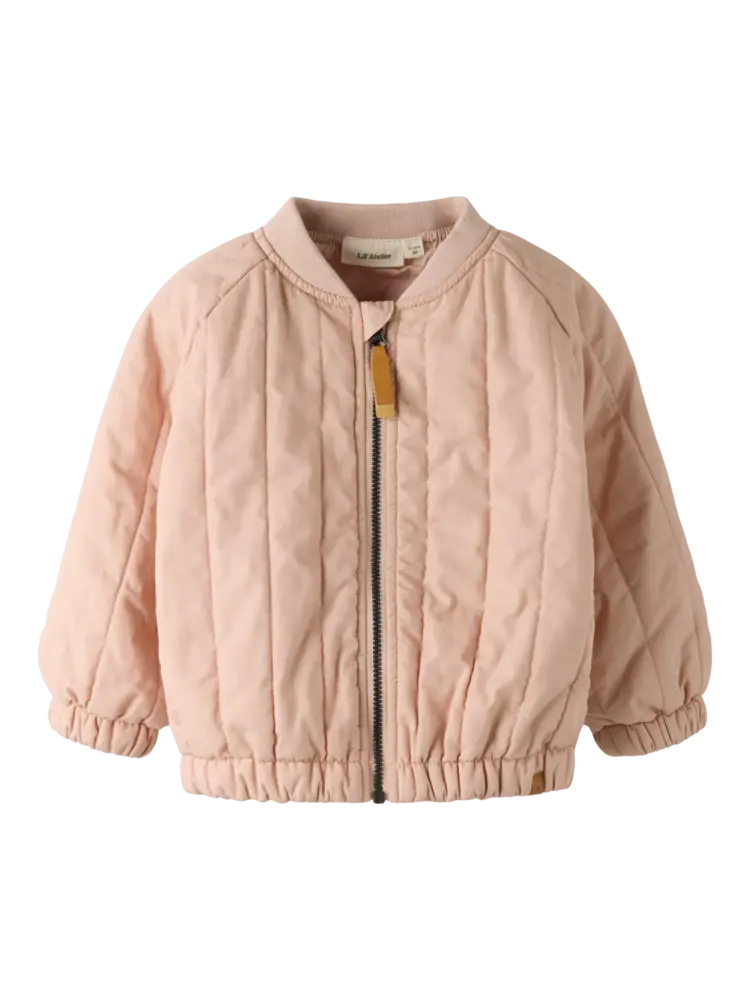 Lil'Atelier Baby Lio Bomber Jacket - Cameo Rose