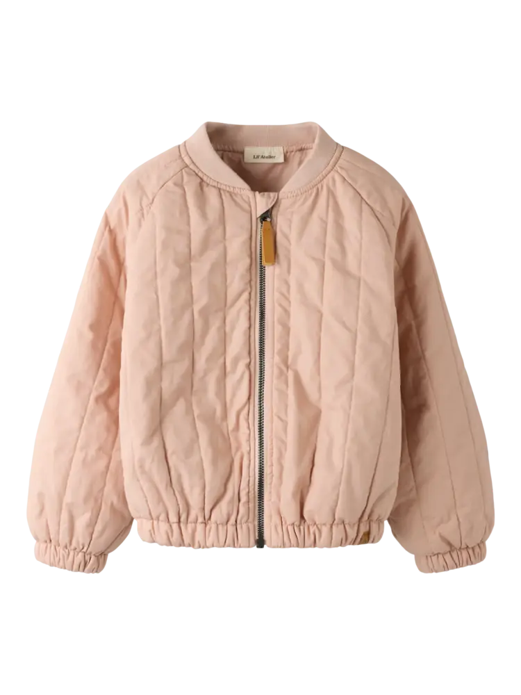 Lil'Atelier Lio Bomber Jacket - Cameo Rose