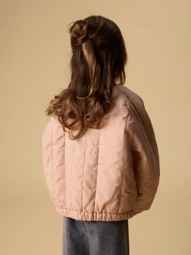 Lil'Atelier Lio Bomber Jacket - Cameo Rose