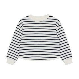 Enfant Sweatshirt Stripe - Medieval Blue
