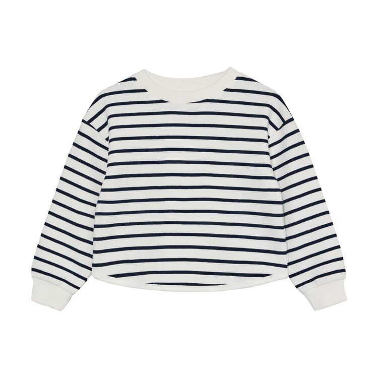 Enfant Sweatshirt Stripe - Medieval Blue