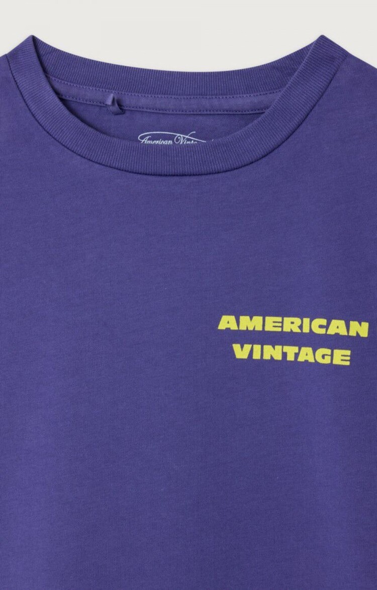 American Vintage T-Shirt Fizvalley - Myrtille Vintage