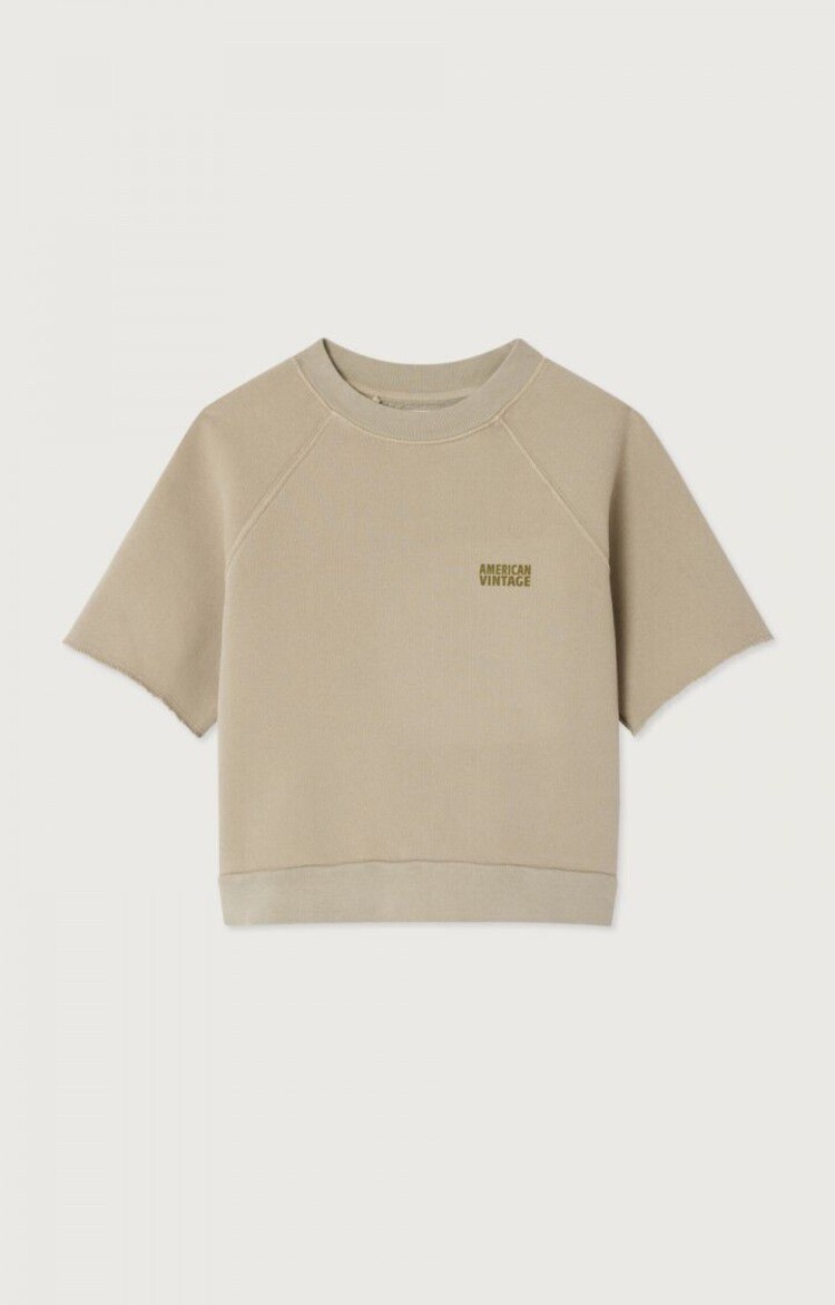 American Vintage Izubird sweat korte mouw - Seigle Vintage