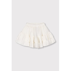Alix the label Kids Woven Crinkle Skirt - Soft White