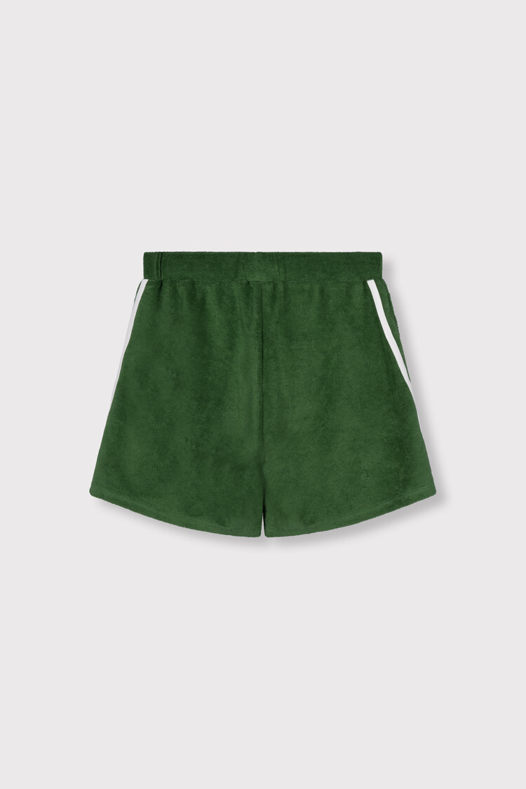 Alix the label Kids Knitted Terry Shorts - Green