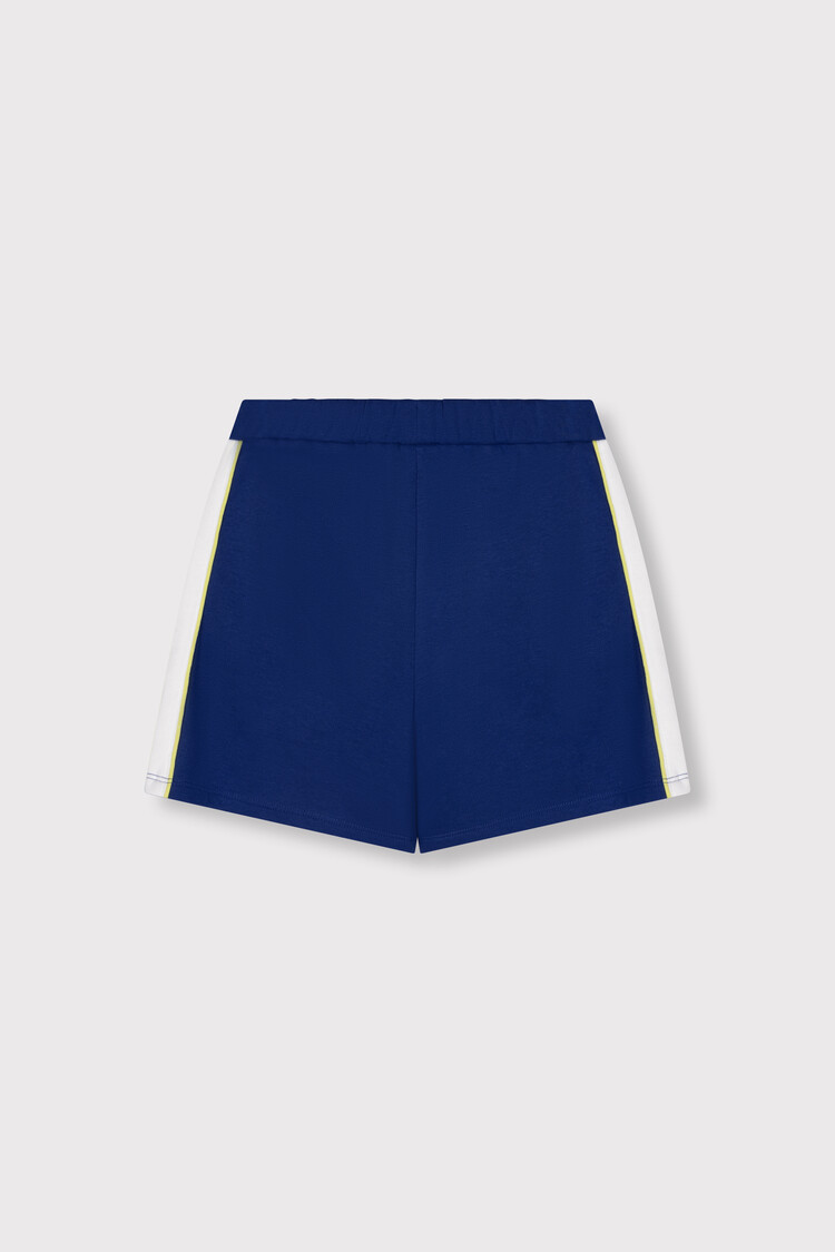 Alix the label Kids Knitted Sweat Shorts - Royal Blue