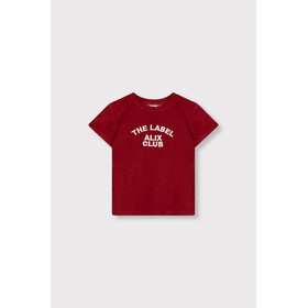 Alix the label Kids Knitted Terry tShirt - Cerise
