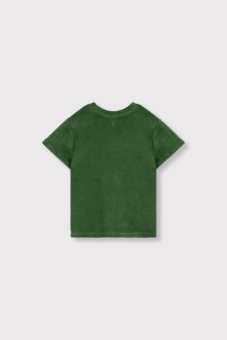 Alix the label Kids Knitted Terry tShirt - Green