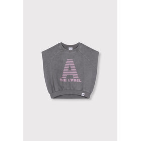 Alix the label Kids Knitted Sleeveless Sweat - Charcoal Grey