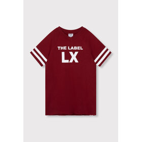 Alix the label Kids Knitted Sporty Sweat Dress - Cerise