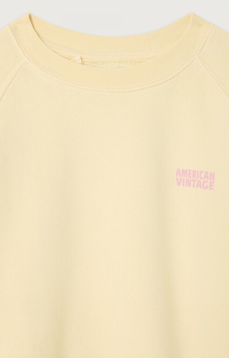 American Vintage Izubird  sweat - Vanilla Vintage