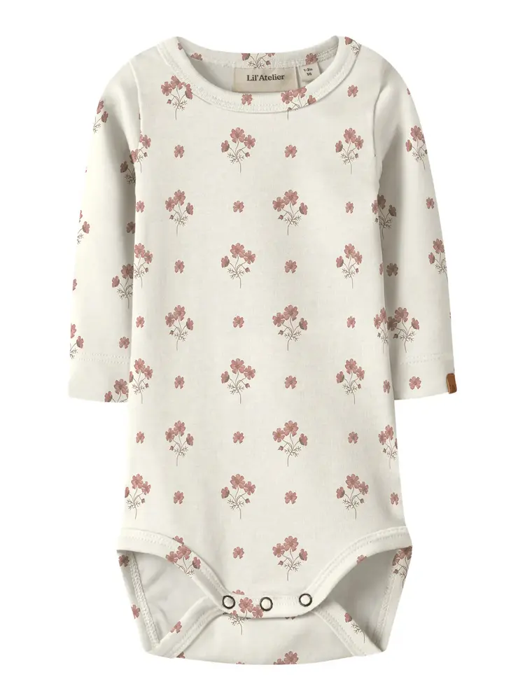 Lil'Atelier Baby Layo Slim Body Flower Pink- Coconut Milk