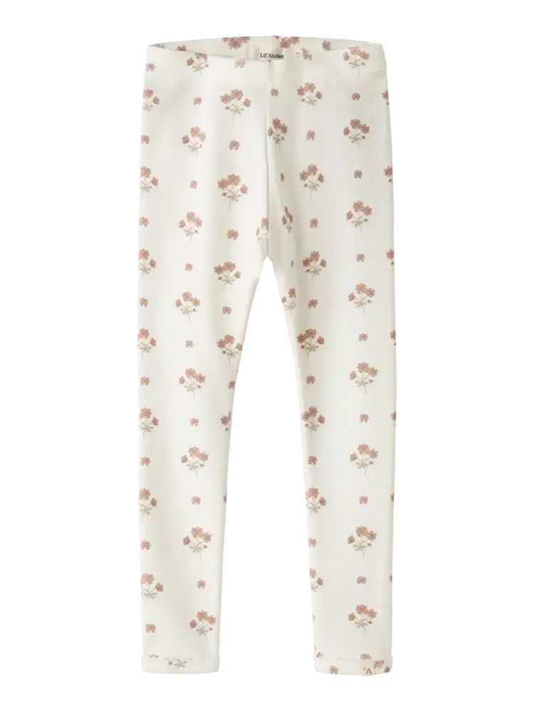 Lil'Atelier Baby Layo Slim Legging Flower Pink