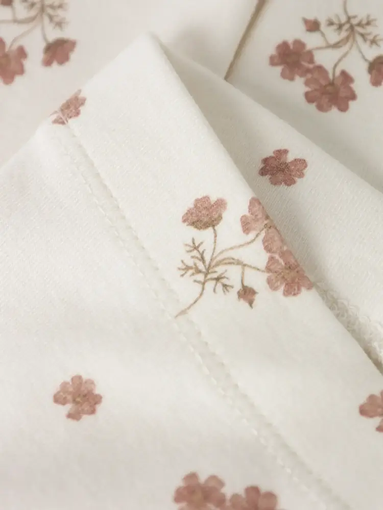 Lil'Atelier Baby Layo Slim Legging Flower Pink