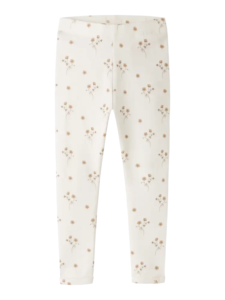 Lil'Atelier Baby Layo Slim Legging - Flower Yellow