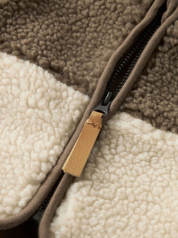 Lil'Atelier Baby Lajo Loose Sweat Vest -Turtledove