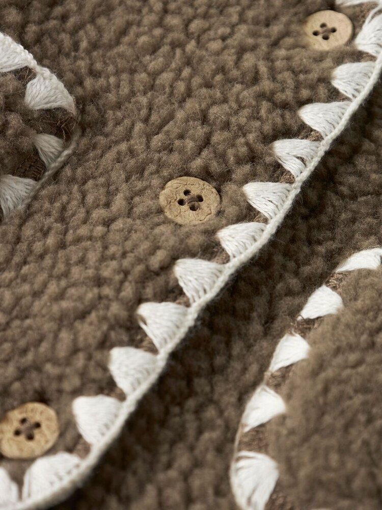 Lil'Atelier Baby Lajo Loose Vest - Shitake