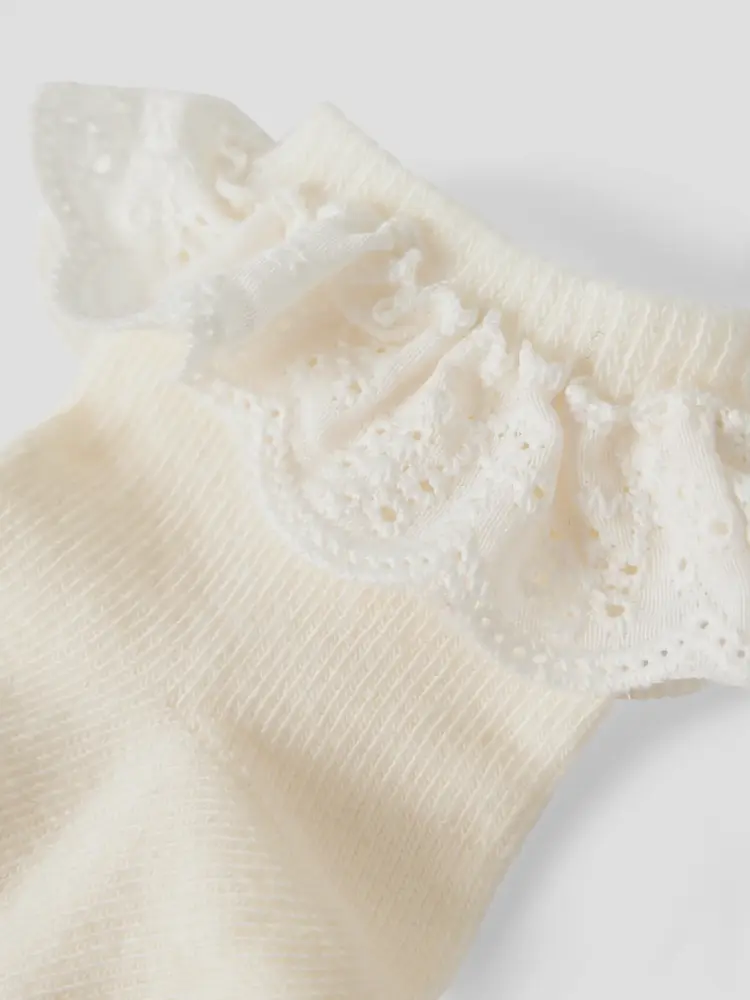 Lil'Atelier Baby Dertrud Sock -Coconut Milk