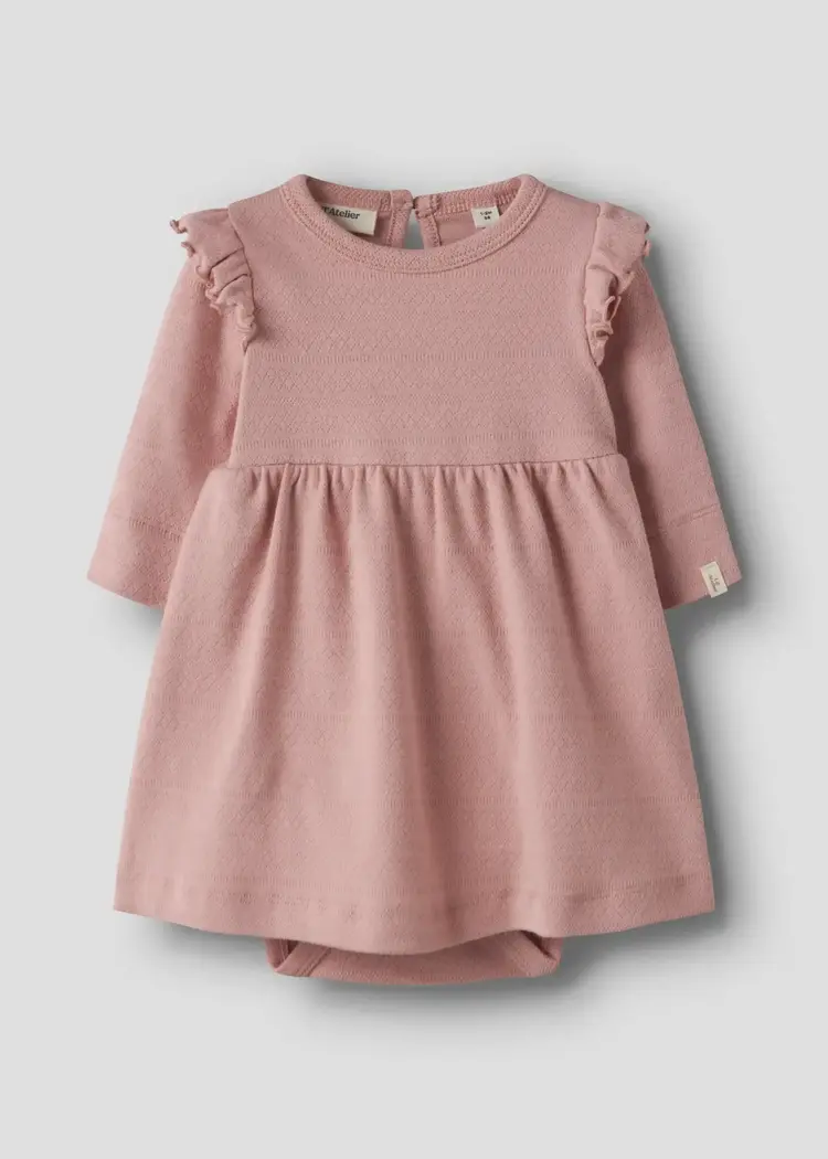 Lil'Atelier Baby Dima Body Dress - Misty Rose
