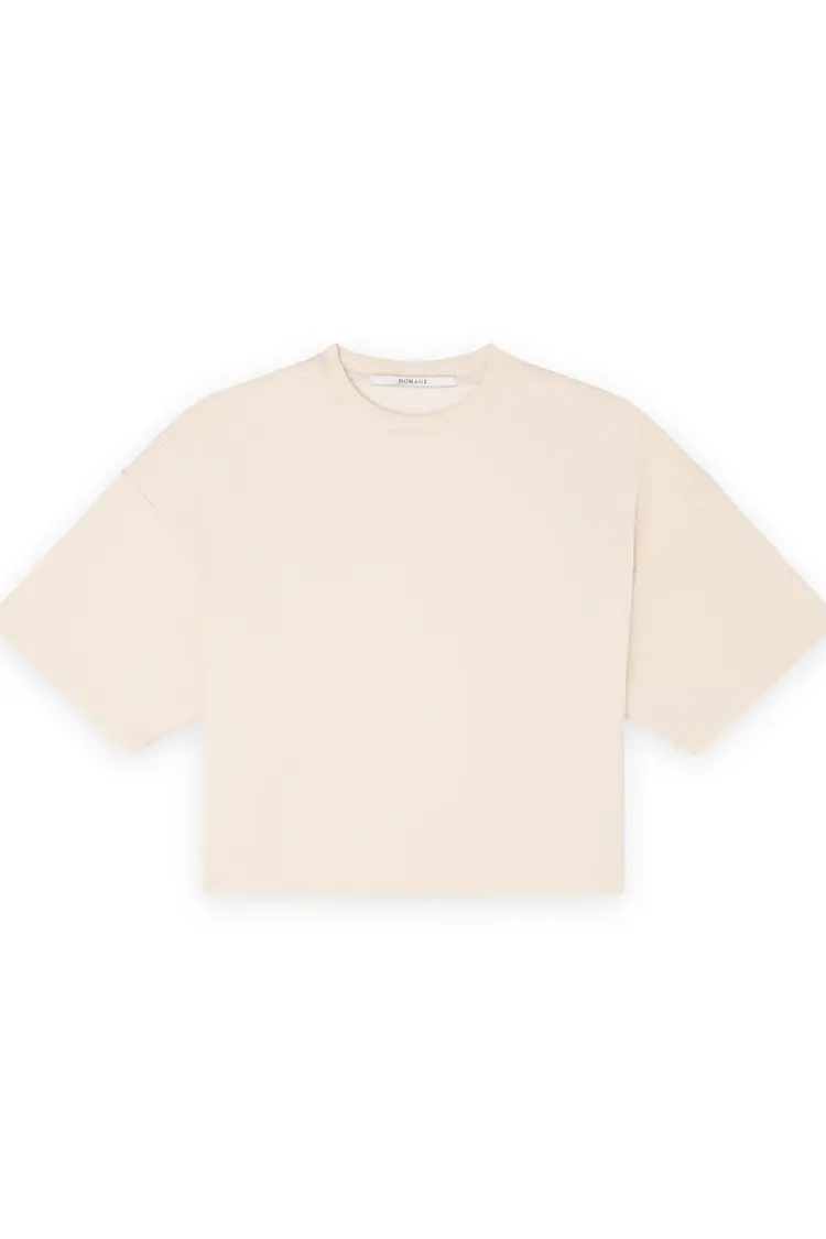 Homage Boxy Top - Light Peach