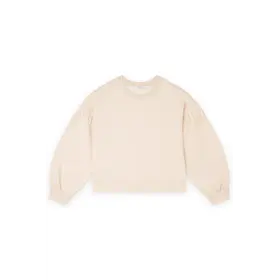 Homage Oversized Sweater with Shoulder Pintucks - Light Peach