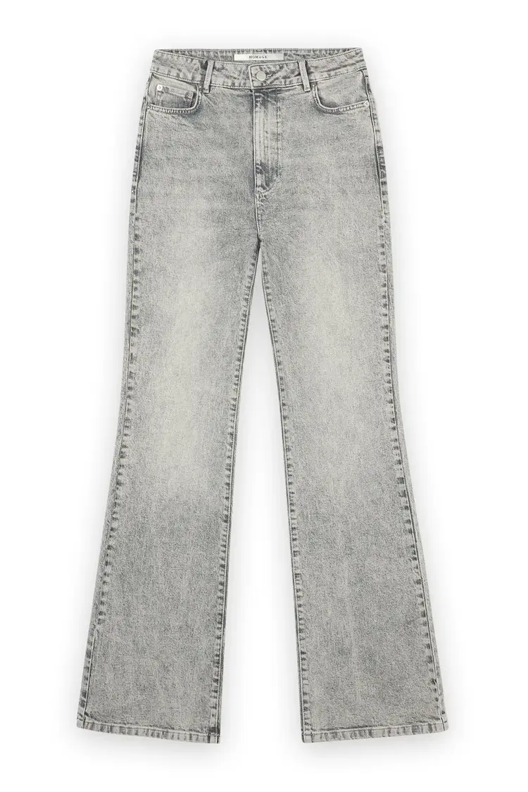Homage Elisa - Straight Leg Jeans - Random Light Grey