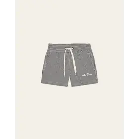 Les Deux Stan Stripe Swim Shorts - Black