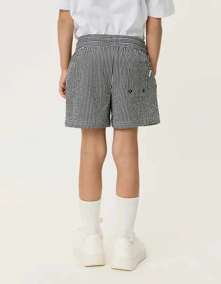 Les Deux Stan Stripe Swim Shorts - Black