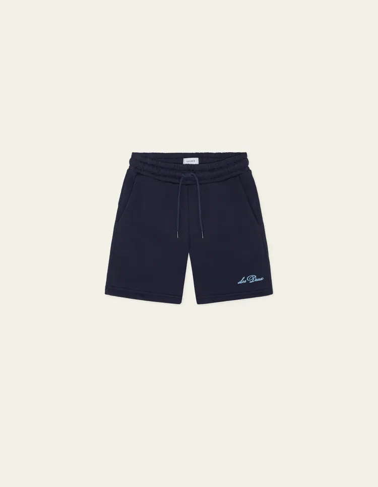 Les Deux Globe Sweatshorts - Dark Navy