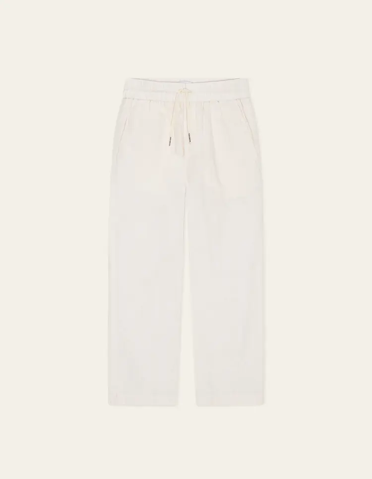 Les Deux Patrick Linen Pants - Eggnog White