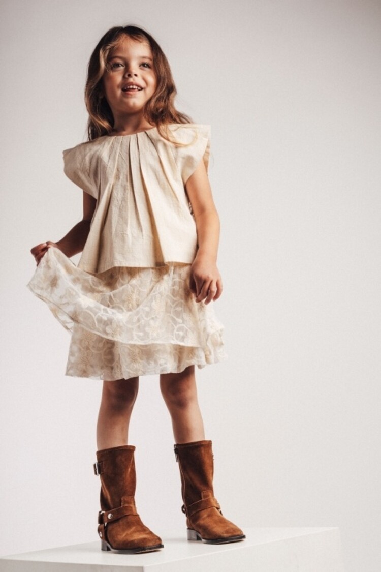 Baje studio Moire Top - Beige