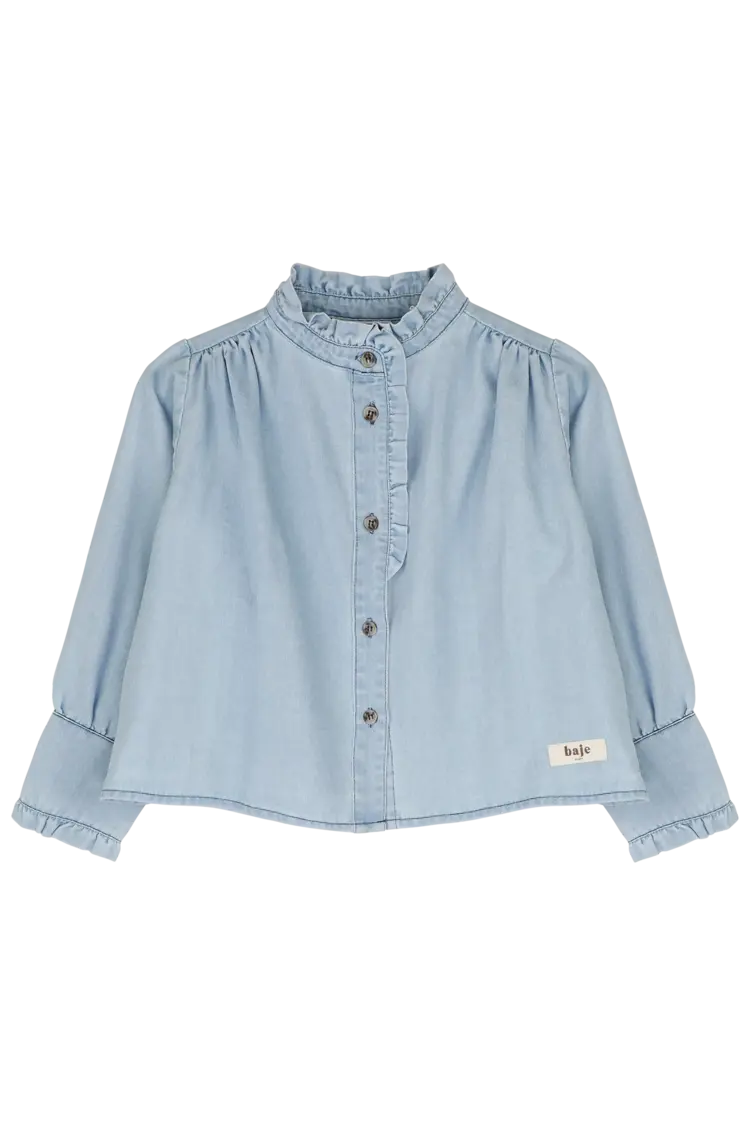 Baje studio Lala Blouse - Blue Denim Light