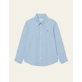 Les Deux Konrad Contrast Oxford Shirt - Light Blue