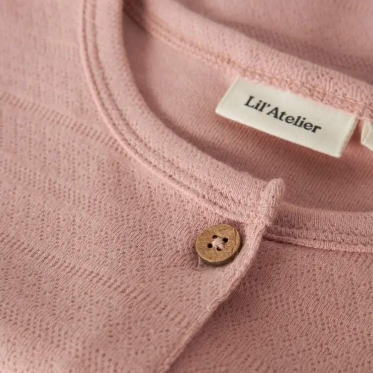 Lil'Atelier Dima Slim Cardigan - Misty Rose