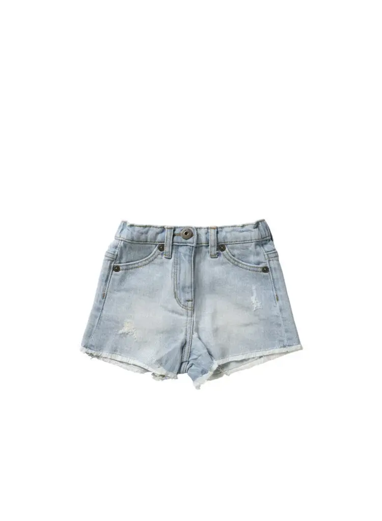 YourWishes Denim Shorts - Pale Blue