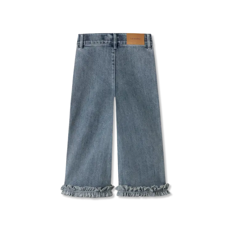 Lil'Atelier Damla Wide Jeans - medium blue denim