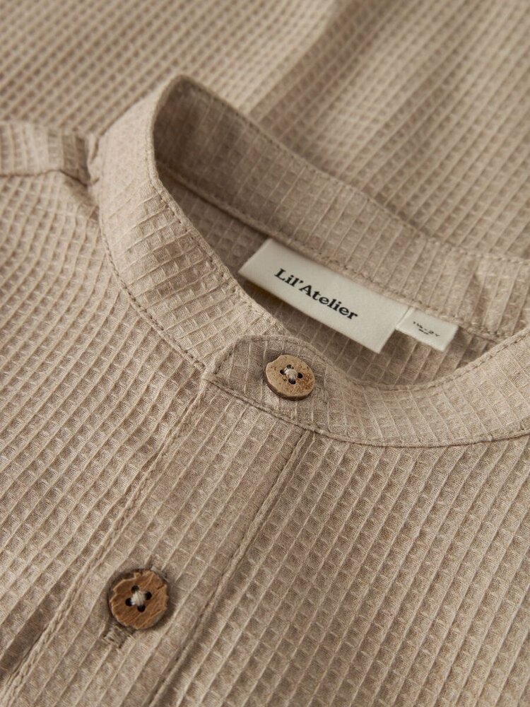 Lil'Atelier Asher Loose Shirt - Oxford Tan