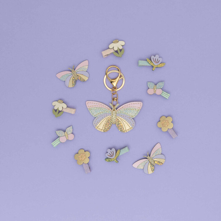 MIMI&LULA Striped Butterfly Clips