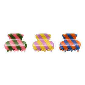 MIMI&LULA Striped Mini Claw Clips