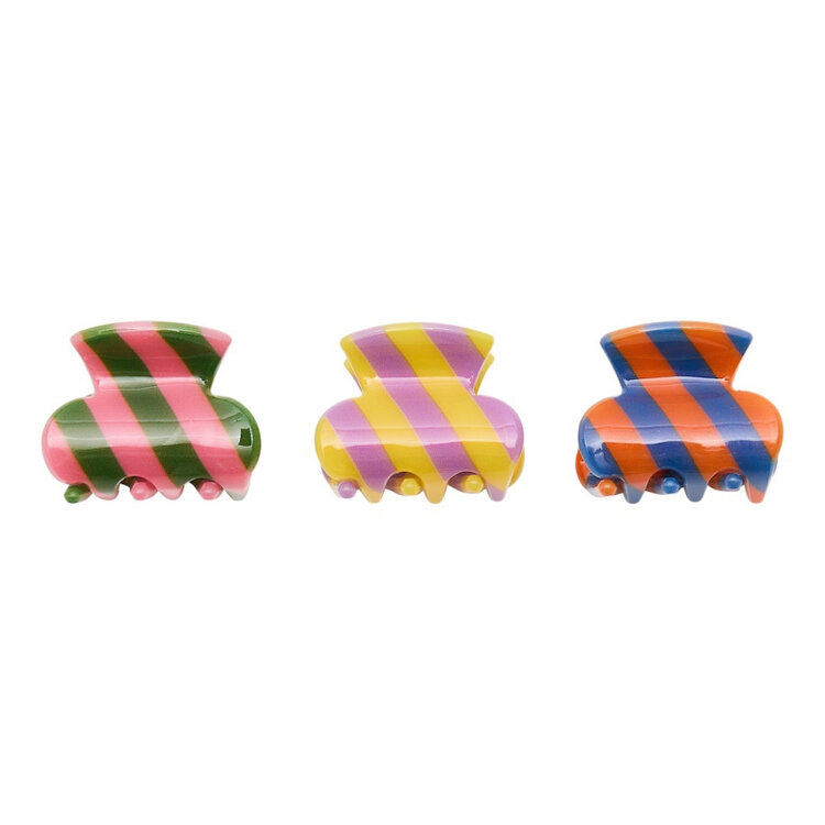 MIMI&LULA Striped Mini Claw Clips