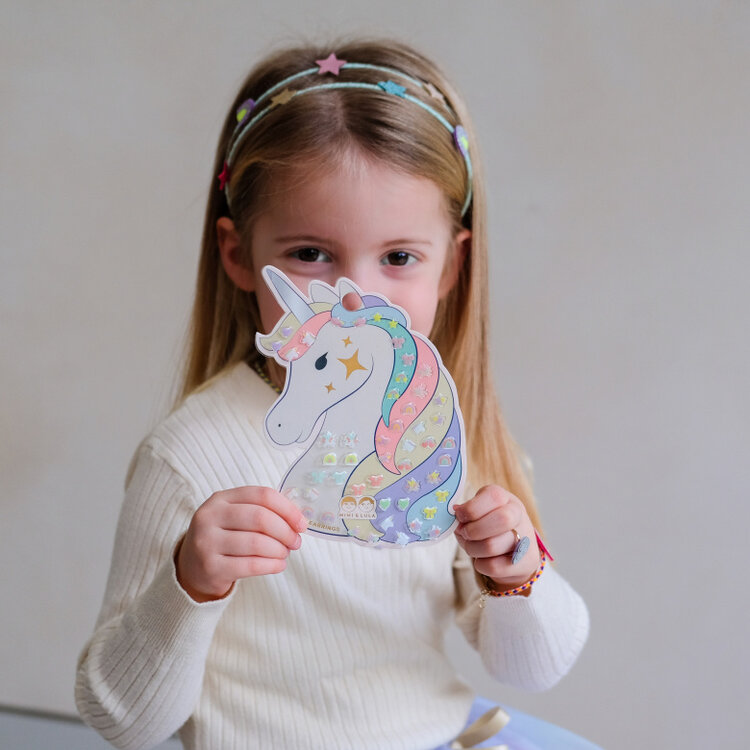 MIMI&LULA Unicorn Stick On Earrings