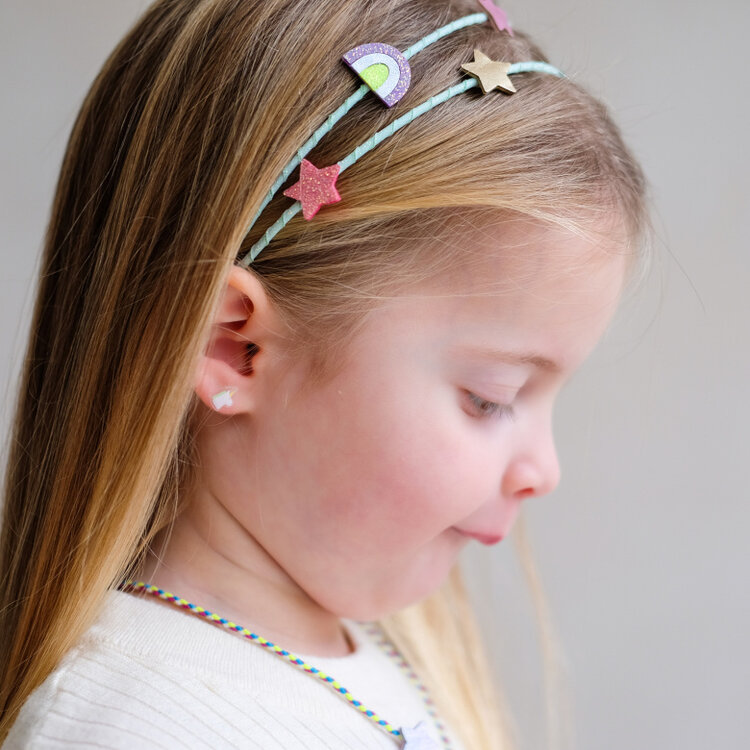 MIMI&LULA Unicorn Stick On Earrings