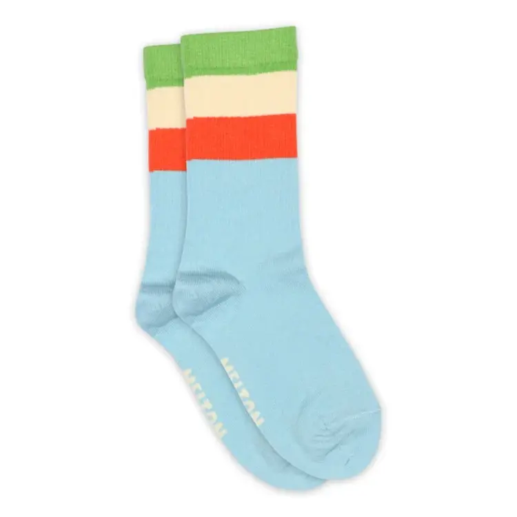 MP Denmark Wide Stripes Socks - 3067 - Kiwi