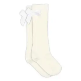 MP Denmark Liva Knee Socks Bow - 432 - Snow White