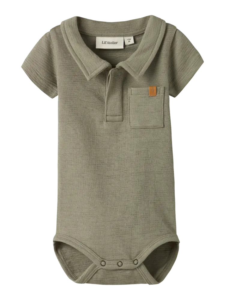 Lil'Atelier Baby Falk SS Body - Overland Trek