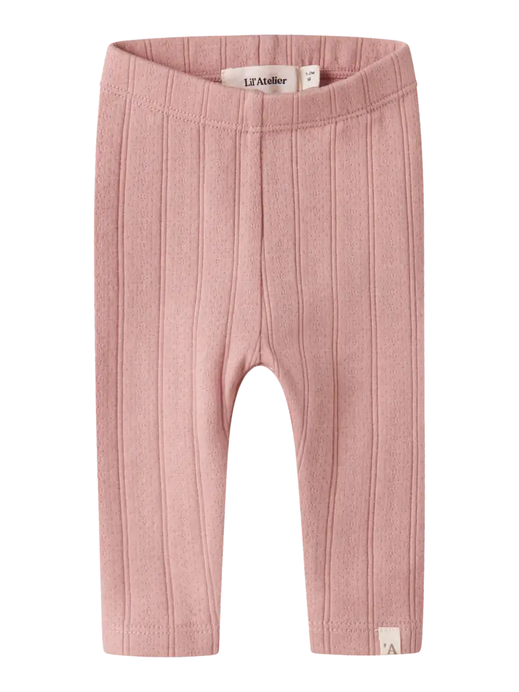 Lil'Atelier Baby Falina Slim Legging - Misty Rose